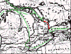 Carrying Place Routes